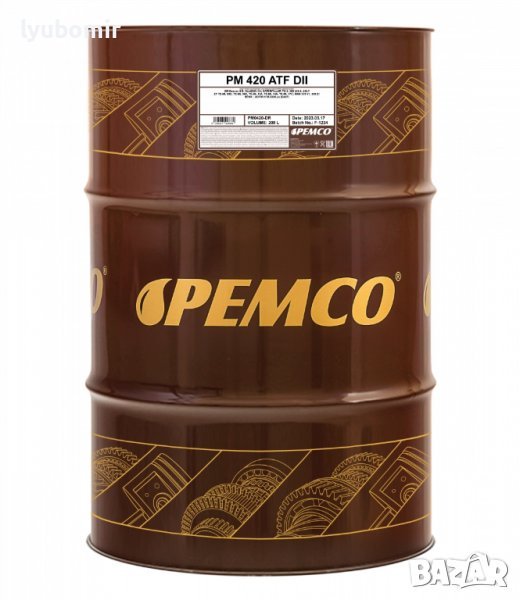 Масло за автоматични скоростни кутии Pemco ATF DII, 208л, снимка 1