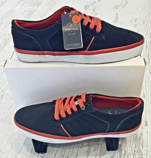 Мъжки кецове от естествена кожа с равна подметка, снимка 1