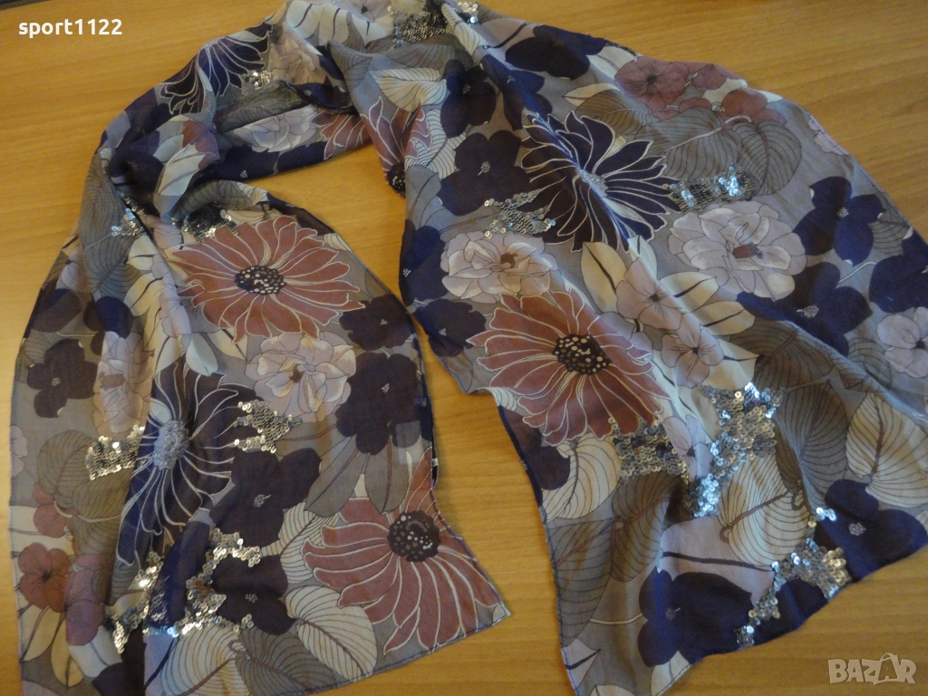 Pink Soda/100% коприна/дамски шал, снимка 1