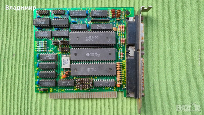 ✅Dynova T-Zone RT900400603 8-Bit ISA тествана/работи, снимка 1