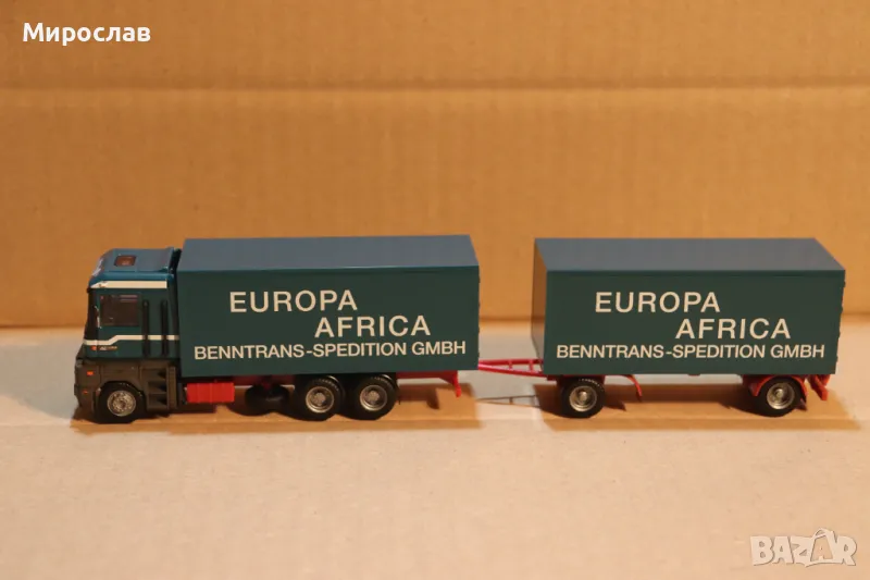 AMW 1:87 H0 RENAULT MAGNUM КАМИОН TIR МОДЕЛ ВЛЕКАЧ, снимка 1