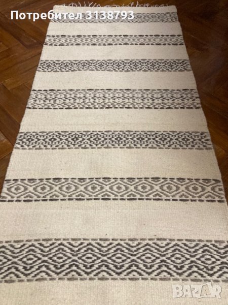 Вълнена черга/ тъкан килим, снимка 1