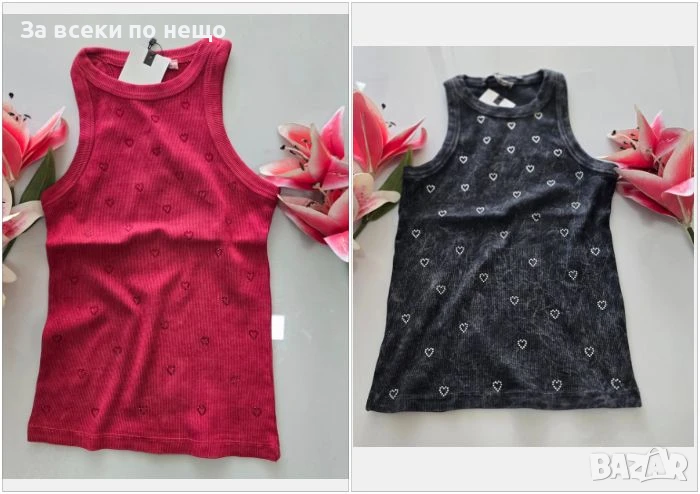 Дамски Ежедневен Спортен Летен Потник С Апликация От Камъни - 2 Цвята Код VL-95, снимка 1