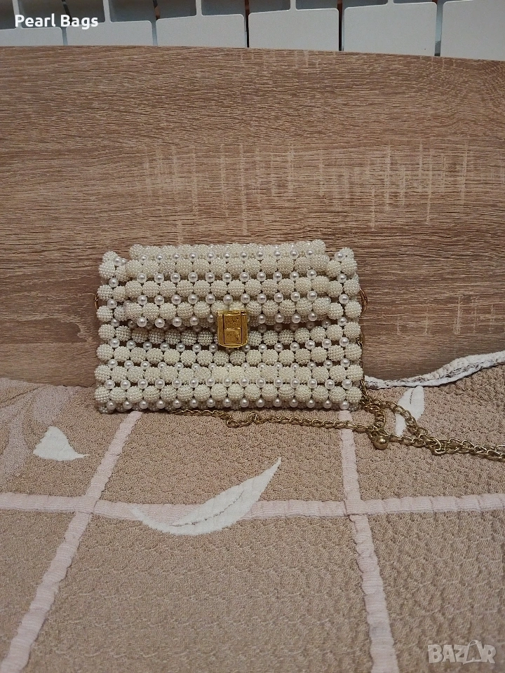 Ръчно изработена чанта от перли, снимка 1