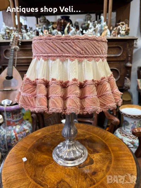 Посребрена лампа №6095 , снимка 1