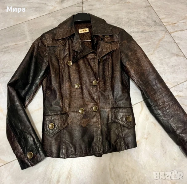 Кожено яке -италианско - естествена кожа, снимка 1