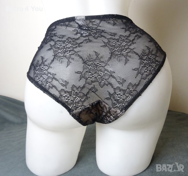 C&A Lingerie M/L черни дантелени бикини, снимка 1