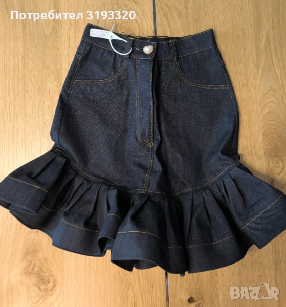 Дънкова пола XS-размер , снимка 1
