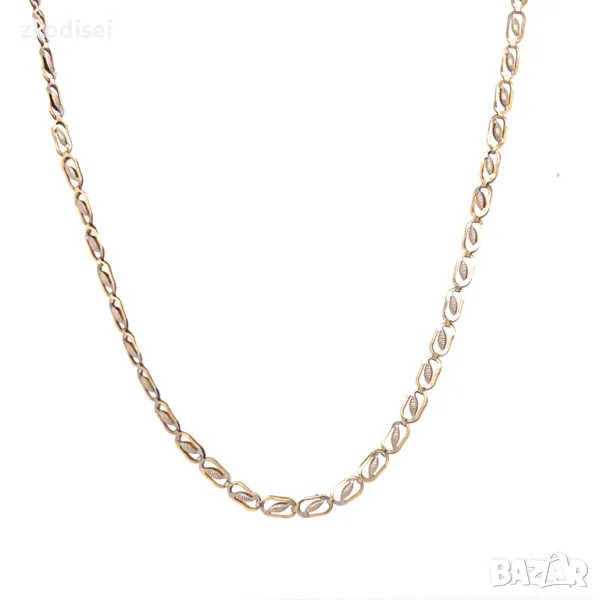 Златен синджир 4,30гр. 55см. 14кр. проба:585 модел:29140-5, снимка 1