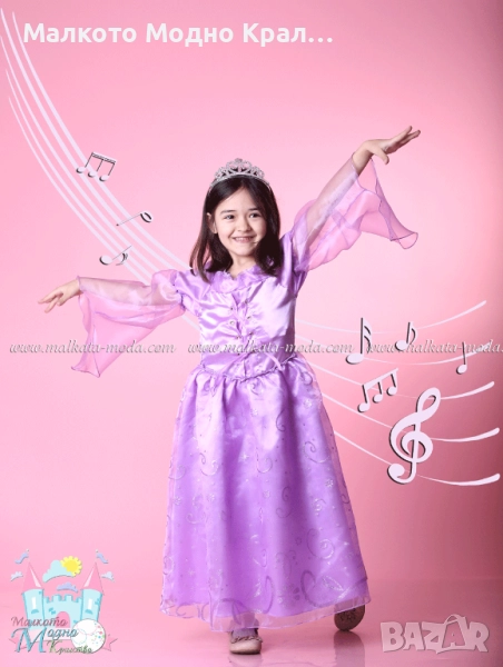 Карнавална рокля София с корона-диадема, снимка 1