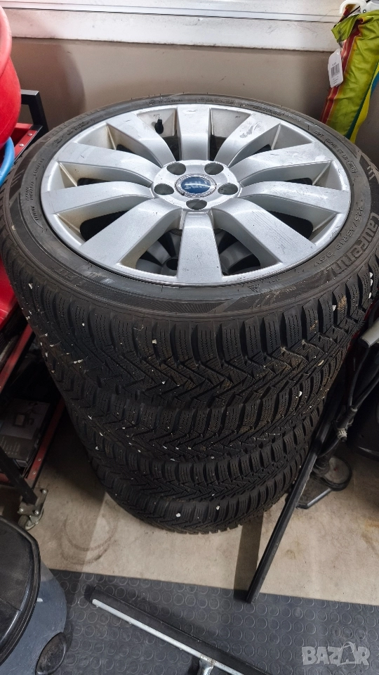 Fiat 18" 5x108 с отлични зимни гуми, снимка 1