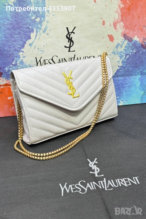  Saint Laurent дамска чанта, снимка 1