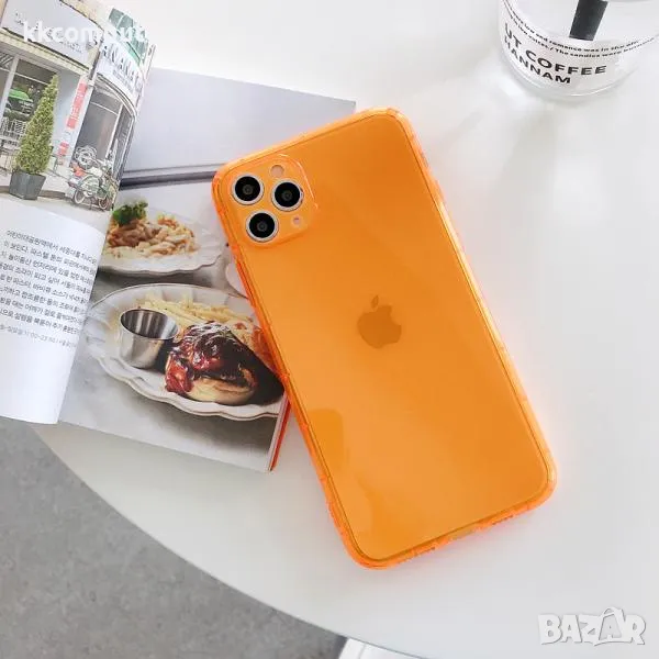 Калъф силикон Neon / Оранжев / за iPhone 15 Plus 6.7 Баркод : 3129403, снимка 1