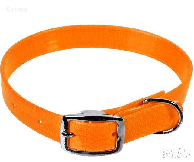 Нашийник, каишка за кучета Fluo Orange 45x2, снимка 1