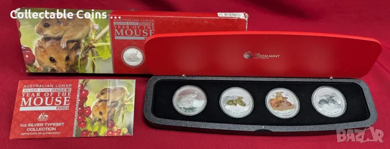 комплект Лунар мишка 2008 пълна сертификация, снимка 1