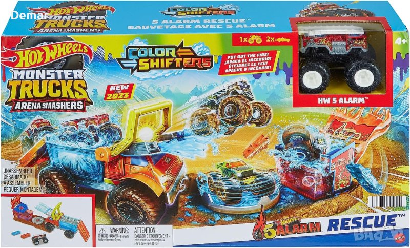 Hot Wheels Monster Trucks Arena комплект играчки коли за деца арена, снимка 1