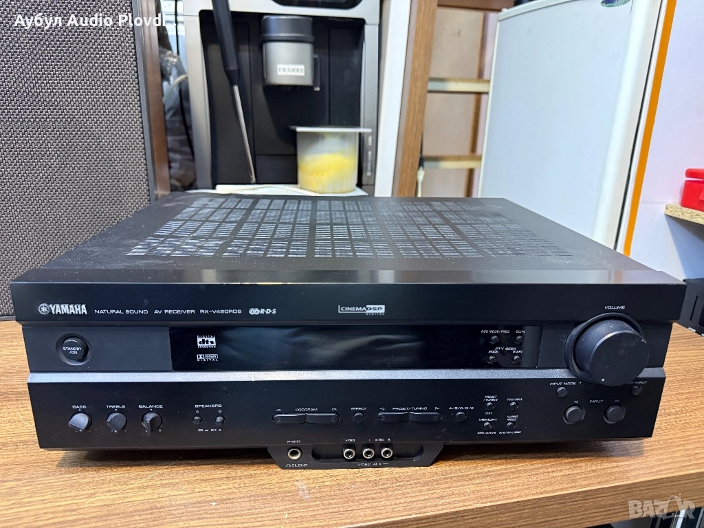 Ресивър (усилвател) YAMAHA RX-V420RDS. Перфектен! Изпращам видео., снимка 1