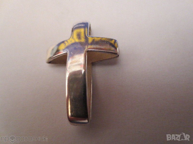 Сребърно кръстче, снимка 1