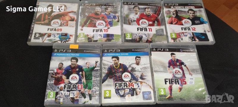 PS3-Fifa 09,10,11,12,13,14, снимка 1