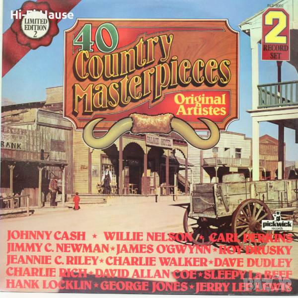 40 Country Masterprieces-Грамофонна плоча-LP 12”, снимка 1