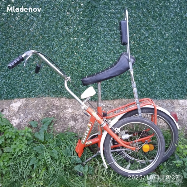 Ретро сгъваемо колело Балкан до120кг, снимка 1