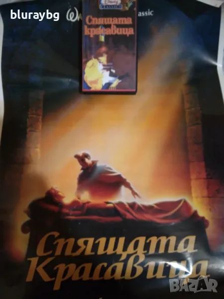 Спящата красавица видеокасета и плакат, снимка 1