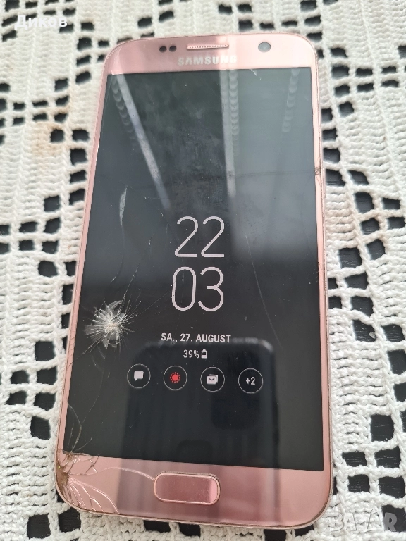 Samsung S7 PINK , снимка 1
