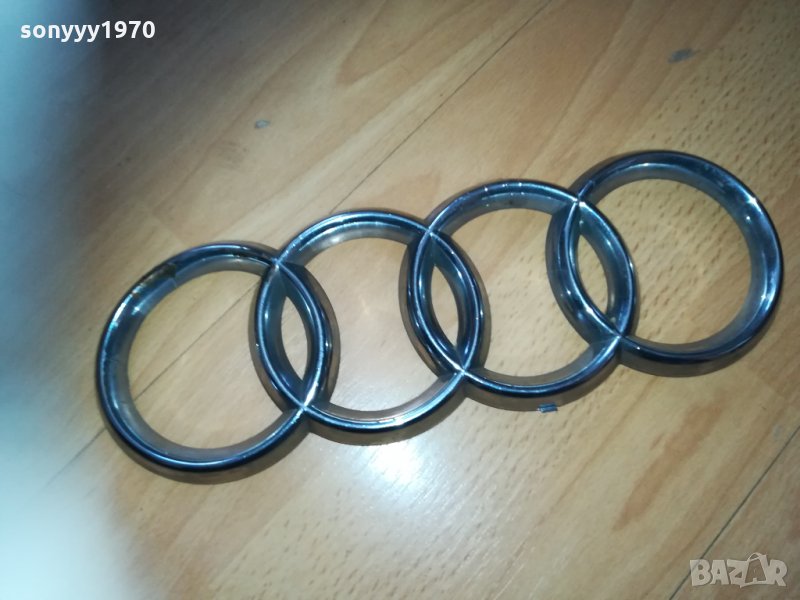 audi 27,5x9,5см емблема 1602221721, снимка 1