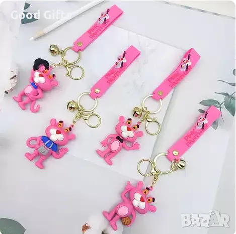 2 Броя ключодържател Пинко Розовата Пантера, снимка 1