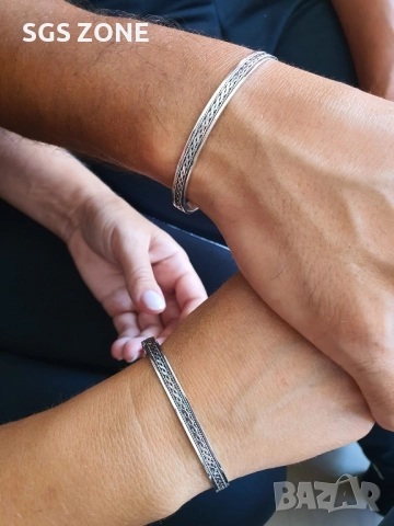 СРЕБЪРНА ГРИВНА 925, снимка 4 - Гривни - 52362608