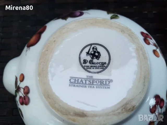 Английски винтидж чайник, снимка 4 - Чаши - 55955619
