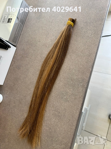 Натурална руса коса, 44 см, снимка 1 - Други - 44753165