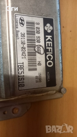 Компютър за Хюндай Гетц 1.1 9 030 930 366F / 39110-02421, снимка 2 - Части - 52877345