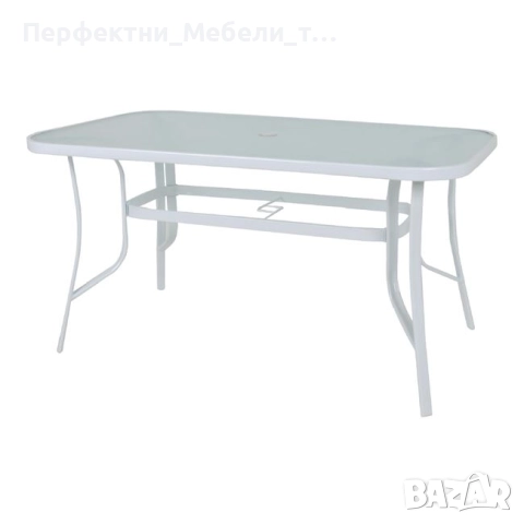 Метална градинска маса различни размери-икономична цена,доставка до 5 дни!-черен,кафяв,бял,бежев, снимка 3 - Градински мебели, декорация  - 52627684