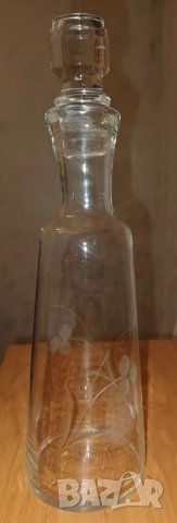 Старинно стъклено шише , снимка 1 - Други - 39555410