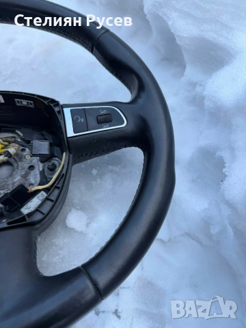  мулти волан S LINE audi a8 s8 d3 5.2 450hp facelift 2009г цена 110 евро   - волан с еърбег и бутони, снимка 2 - Части - 53557898