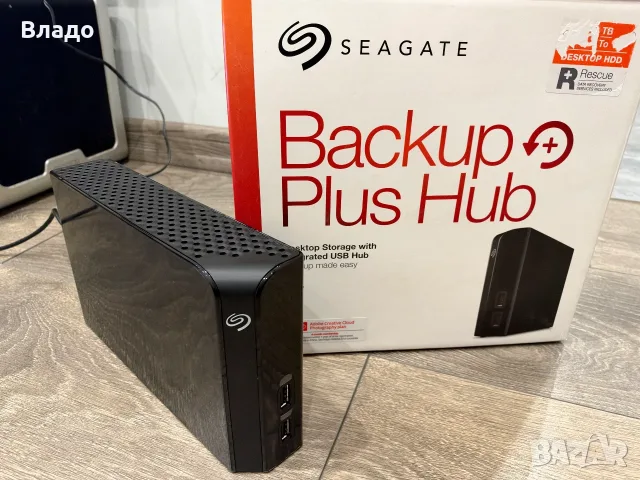Външен хард диск HDD Seagate Backup Plus Hub 2TB