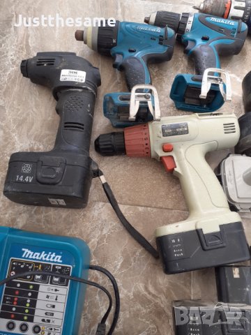 Лот Винтоверти Батерии Зарядни Макита Makita Hilti CPC AEG Metabo TCM Go ON за части, снимка 4 - Винтоверти - 41021134