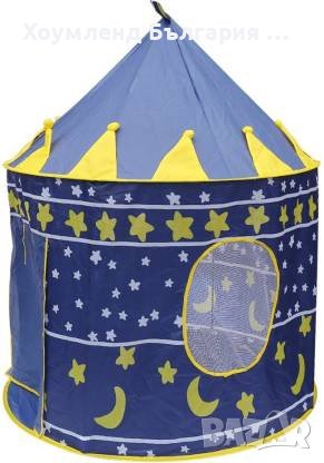 Голяма детска палатка замък в два цвята 135 х 105 см, снимка 2 - Други - 41310889