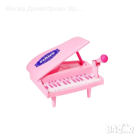 Бебешко многофункционално пиано с микрофон / Бебешки образователен музикален инструмент, снимка 11 - Музикални играчки - 47732986