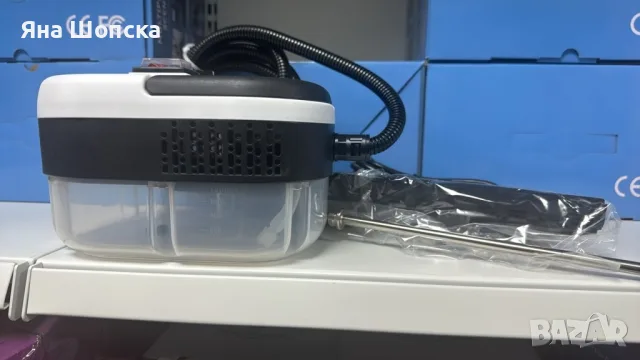 Парочистачка 2500W – 6 степени, 1.2L, 3 бара, маркуч 2.2 м, снимка 8 - Парочистачки и Водоструйки - 55791946