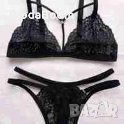 Дантелен комплект Rose с акцент на деколтето, снимка 5 - Бельо - 48357746