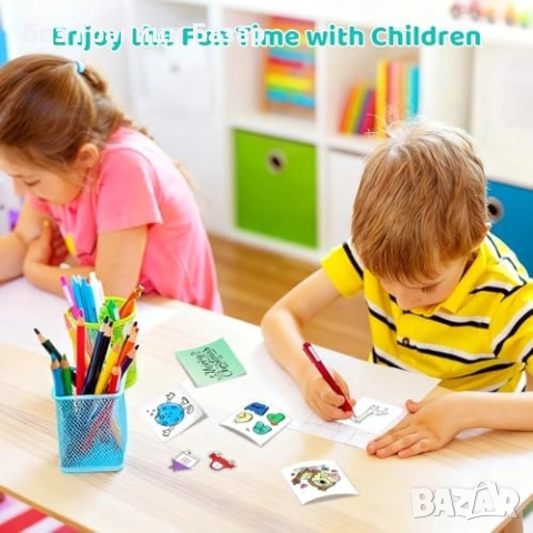 Нов Инклес Преносим Bluetooth термопринтер за стикери + 3 ролки хартия, снимка 6 - Друга електроника - 52478081