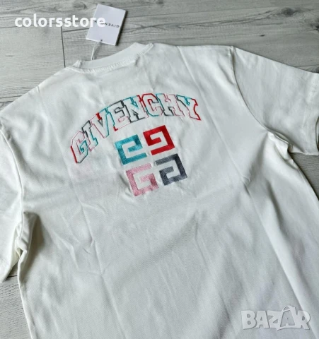 Мъжка бяла тениска  Givenshy/IM39 , снимка 2 - Тениски - 50752799