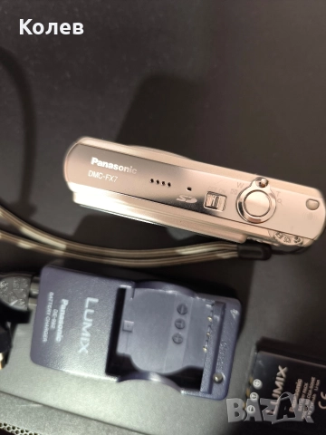 Фотоапарат Panasonic Lumix DMC-FX7, снимка 3 - Фотоапарати - 52939085