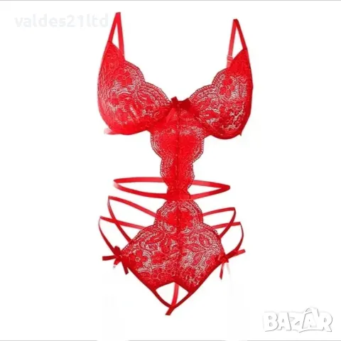 Еротично боди с отворено дъно, снимка 8 - Бельо - 42951438