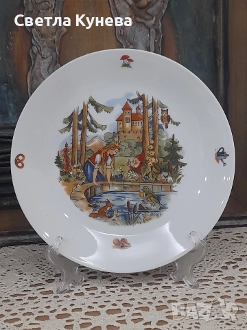 Чинийка с декор детски мотиви 