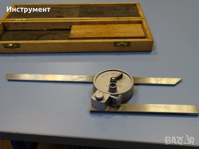 оптичен машинен ъгломер Mauser 150/300-8002 Bevel Optical Protractor , снимка 5 - Измервателни инструменти - 39322776
