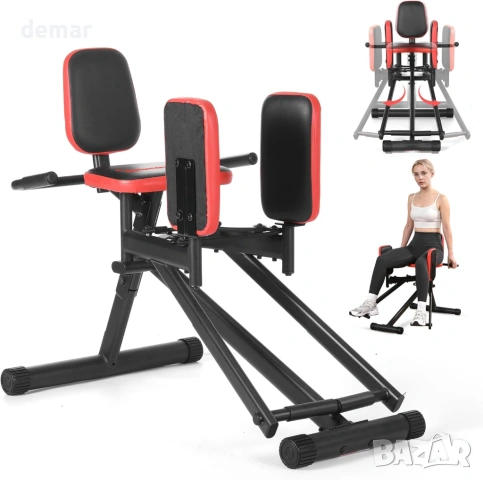 WARMOUNTS Машина за домашен фитнес, тренажор за бедра и седалище, снимка 8 - Фитнес уреди - 53383621