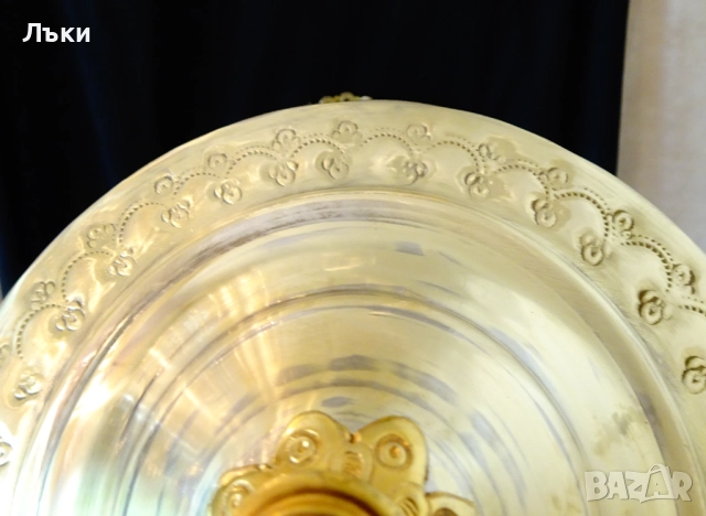 Марокански бронзов съд с капак за сервиране на сладкиши,бонбони. , снимка 9 - Антикварни и старинни предмети - 51628456